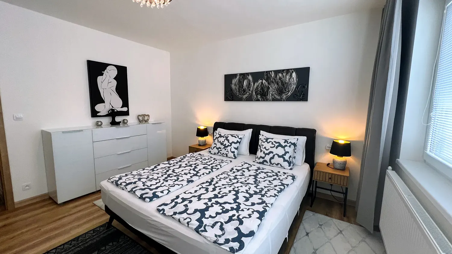 Ložnice, apartmán 2+kk