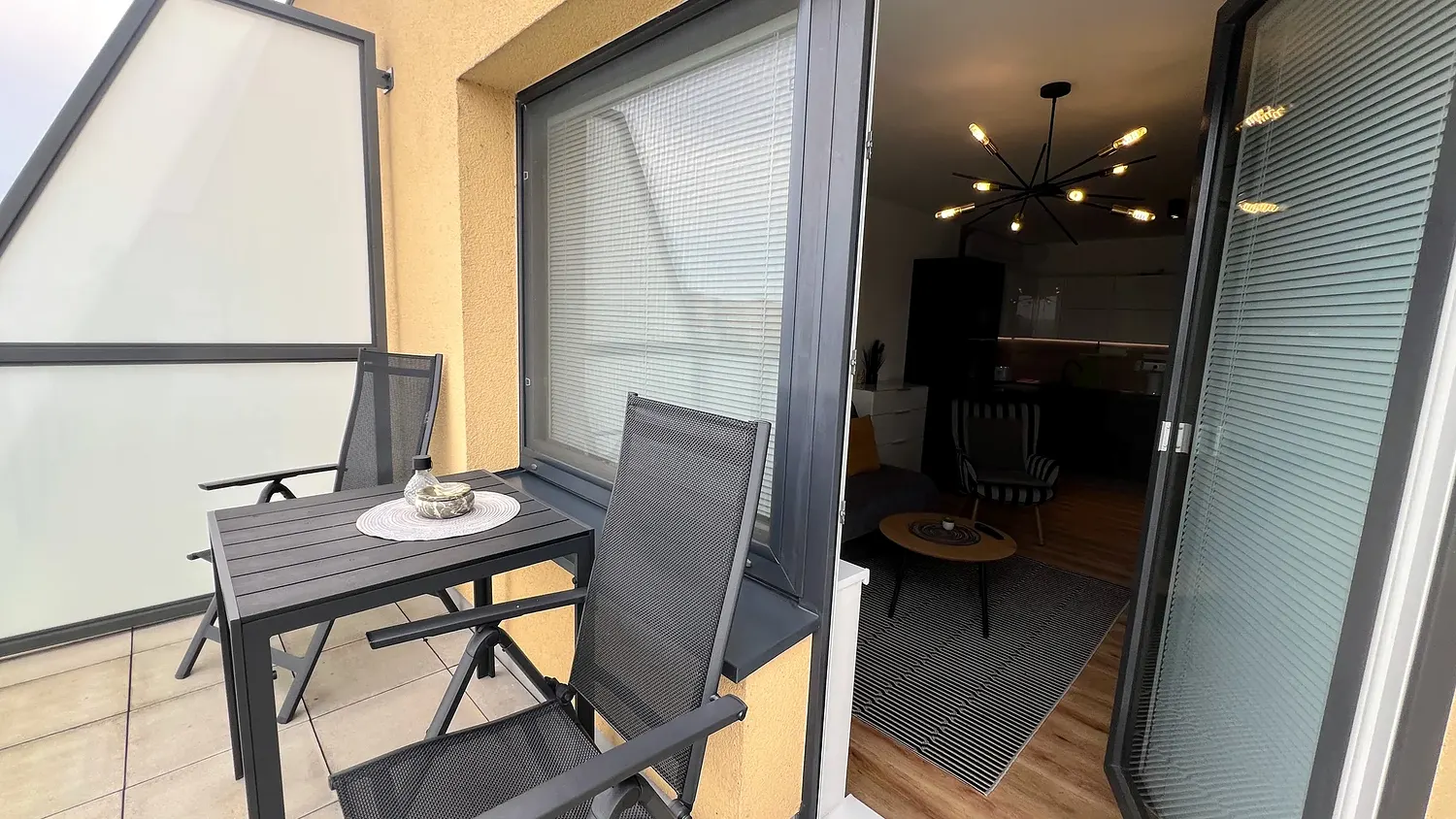 Balkon, apartmán 2+kk