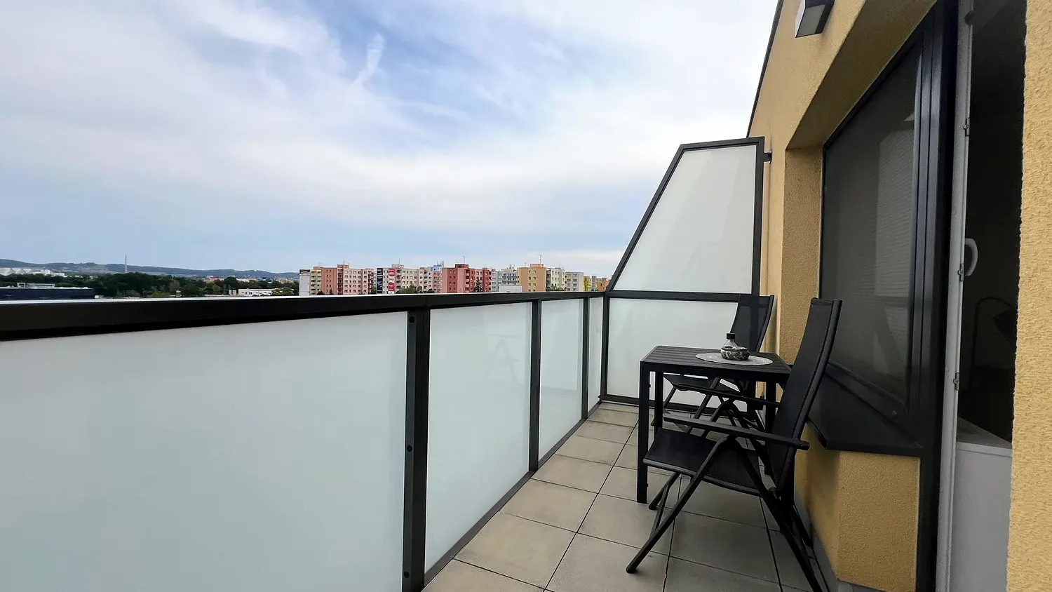 Balkon s výhledem, apartmán 2+kk