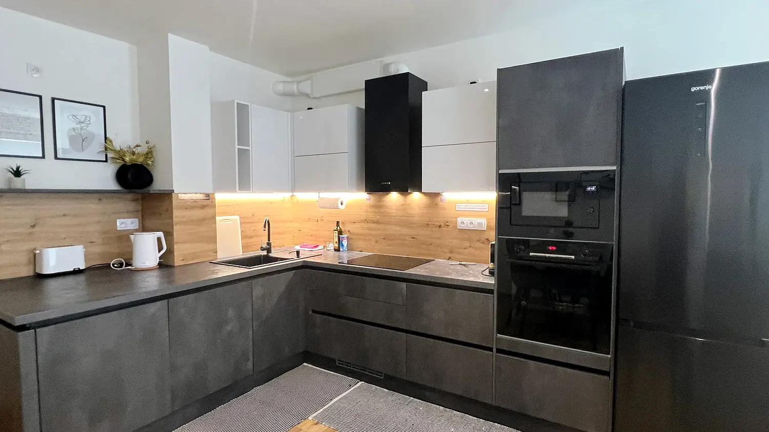 Kuchyně, apartmán 3+kk