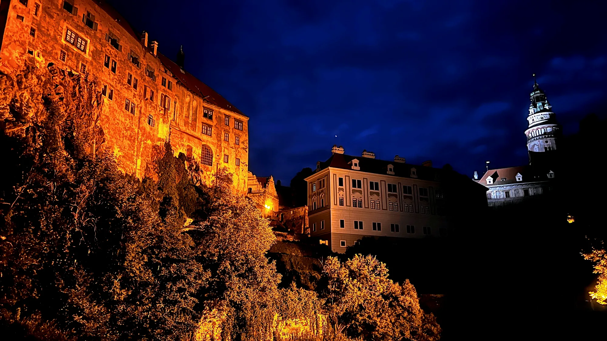 Český Krumlov večer